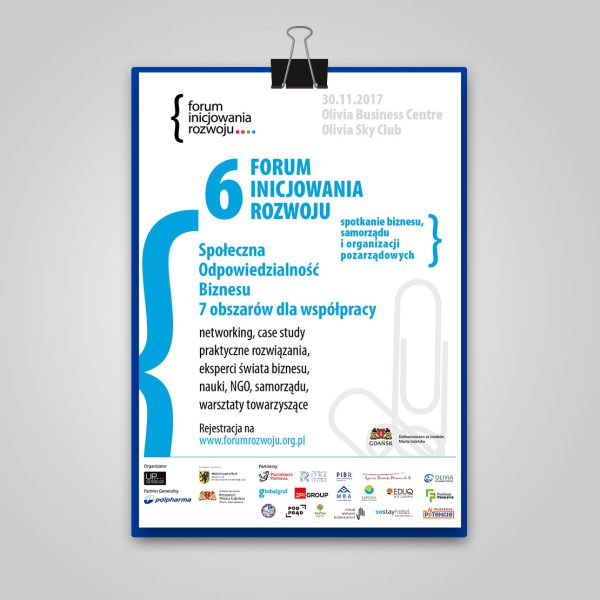 Plakat Forum Inicjowania Rozwoju 2017