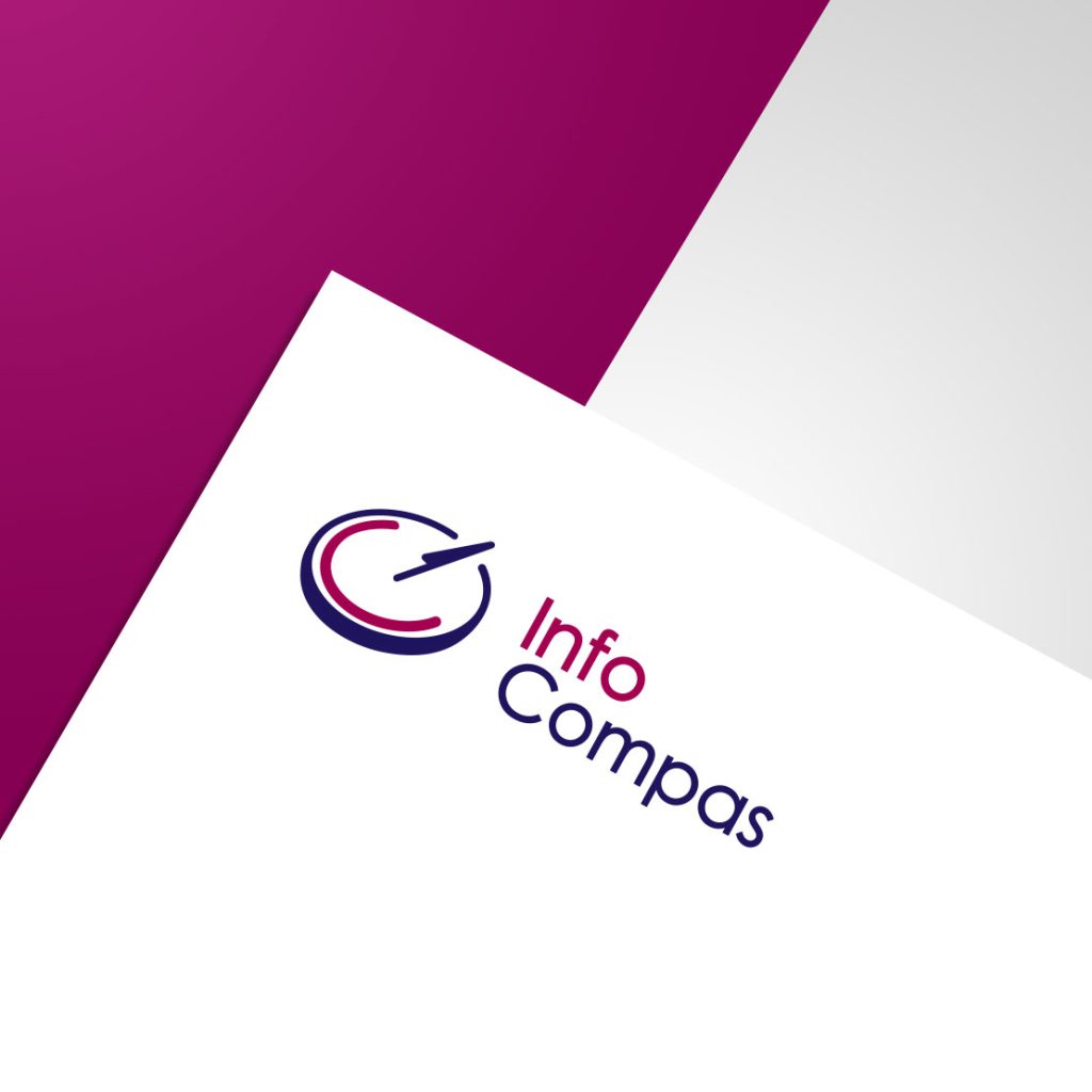 Projekt logo dla infoCompas